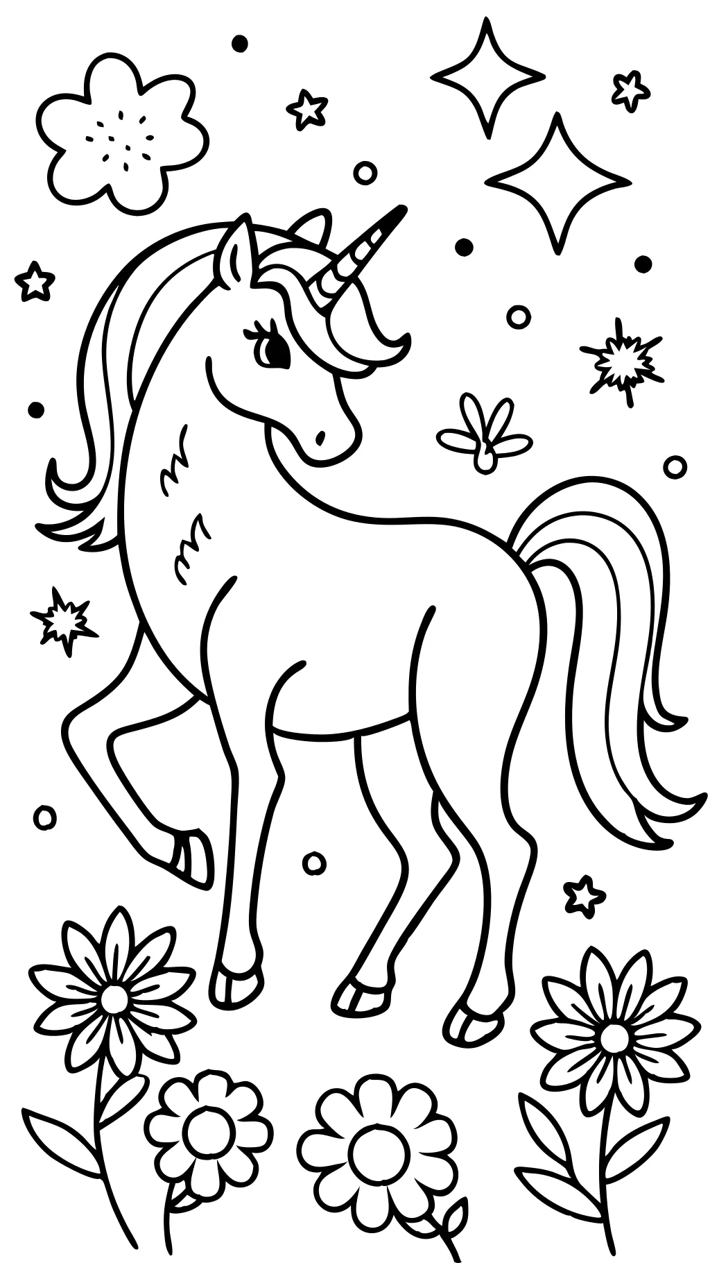 coloriages licorns